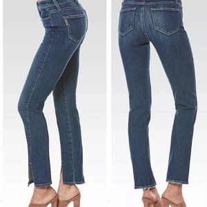 PAIGE Julia Jeans Dark Med Wash Revolve High Rise